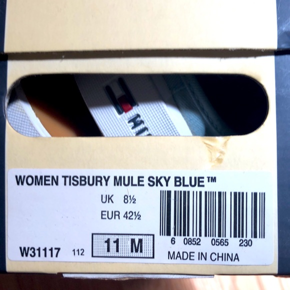Tommy Hilfiger woman’s Tisbury Mule Sky Blue new size 11 - Picture 5 of 7